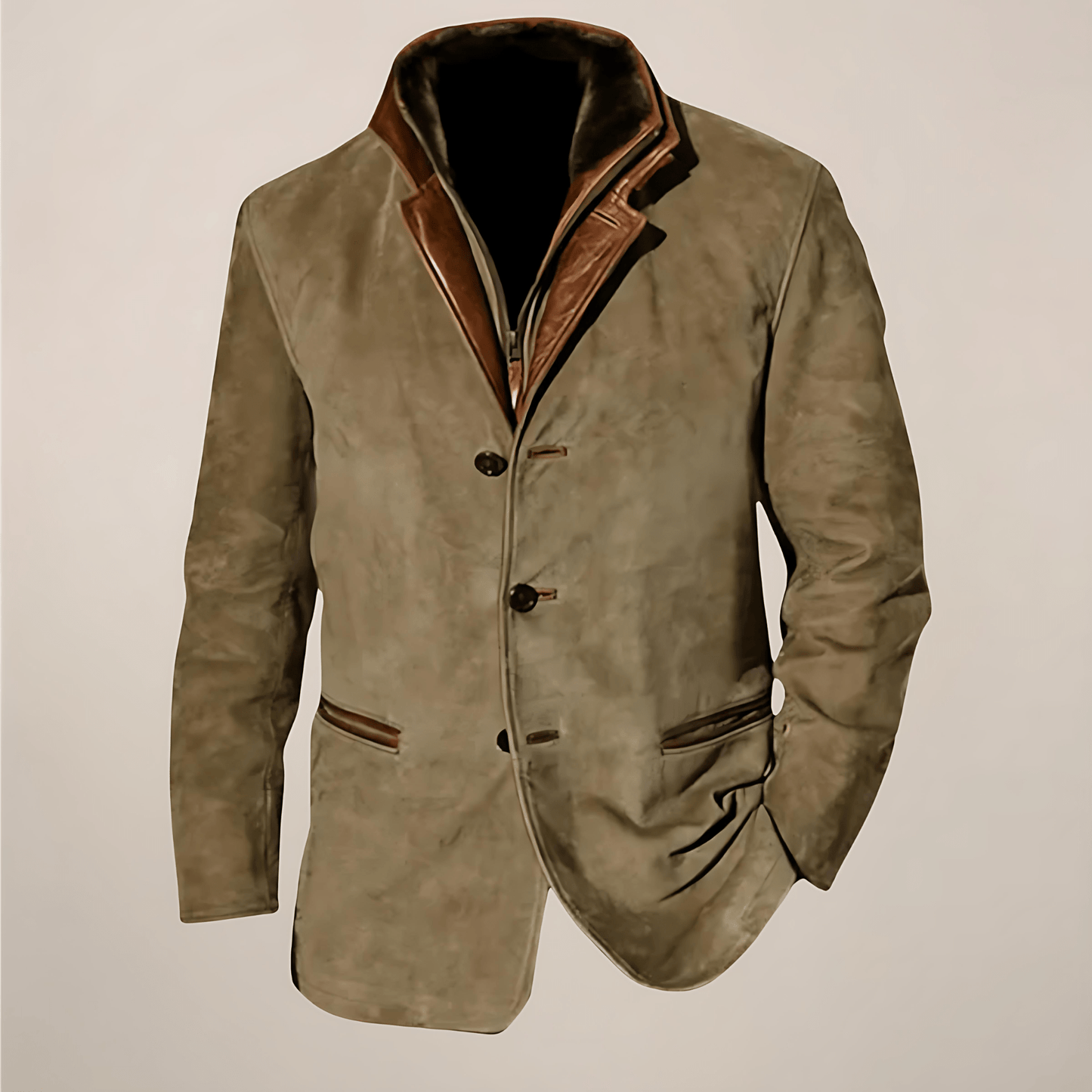 Cevori Vintage Reversed Collar Jacket