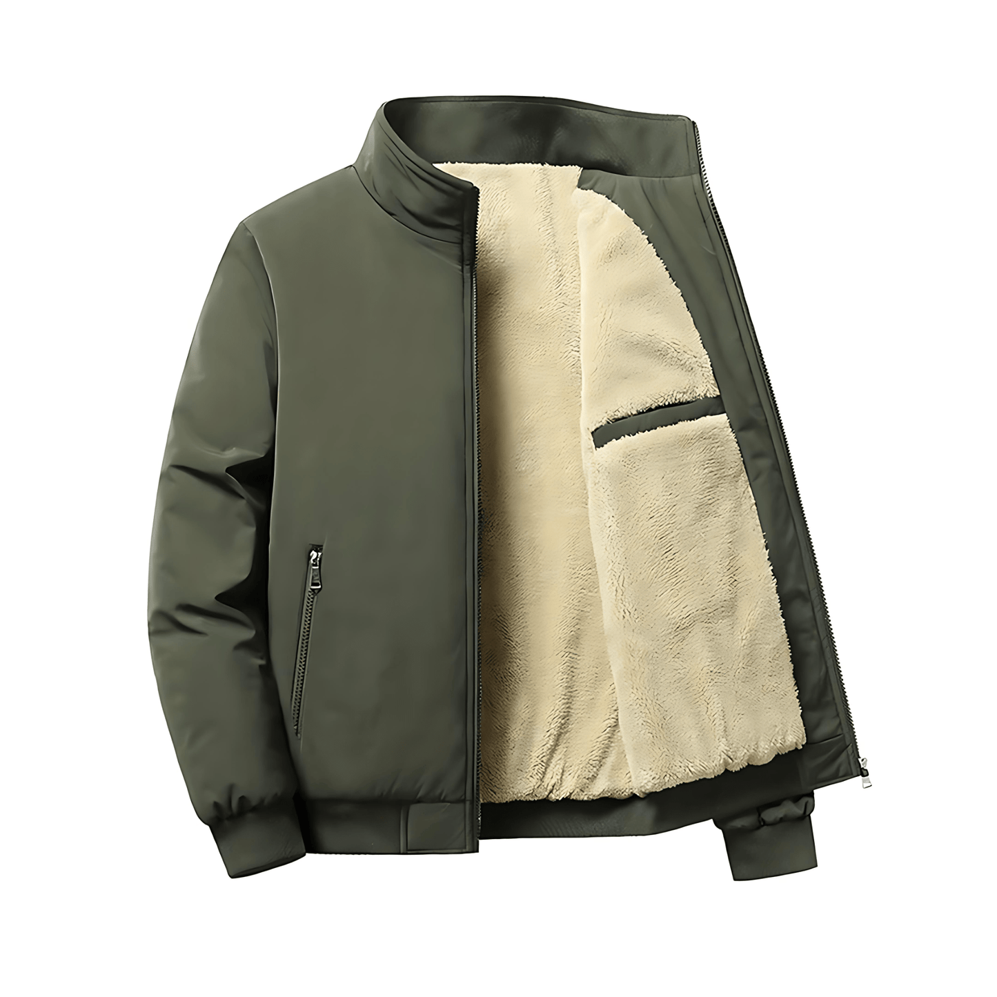Cevori Warm Lined Bomber Jacket