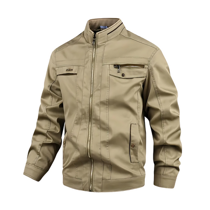Men’s Utility Zip Front Multi Pocket Jacket
