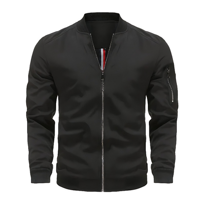 Cevori Winter Bomber Jacket with Zip Closure
