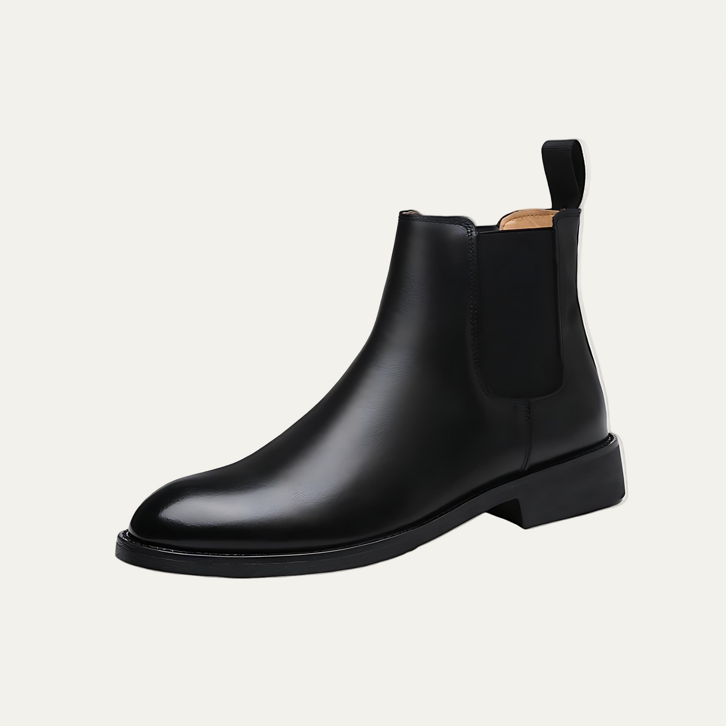 Men’s Polished Leather Dress Chelsea Boot