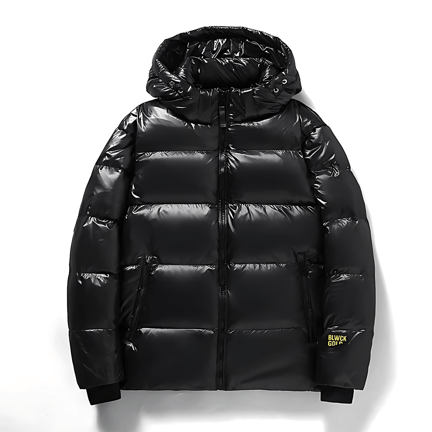Cevori Winter Wear Black Hooded Puffer Jacket