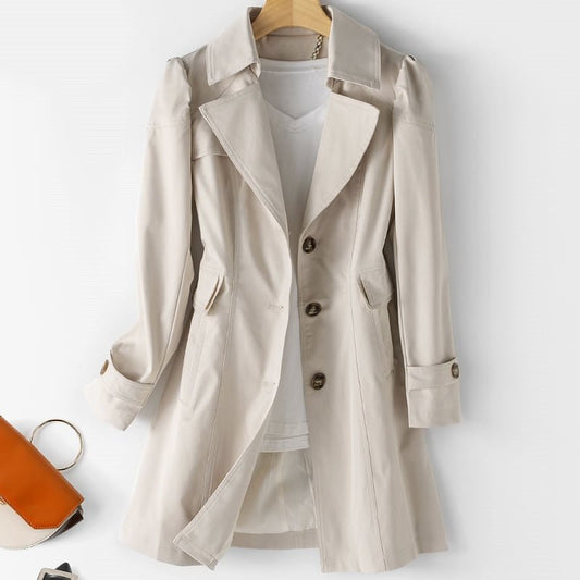 Elevare – Women’s Button-Up Trench Coat