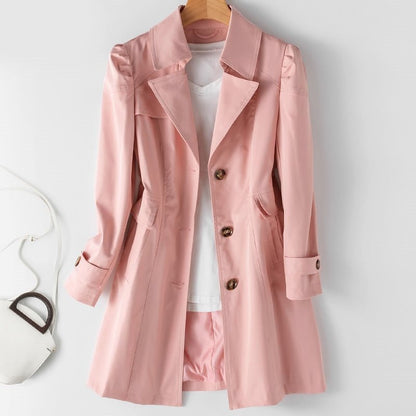 Elevare – Women’s Button-Up Trench Coat