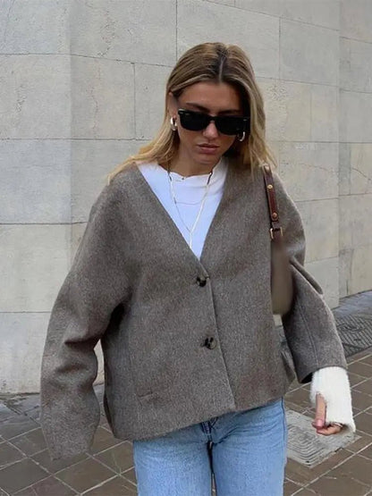 Charee | Women's Long Oversized Warm Coat for Winter Comfort