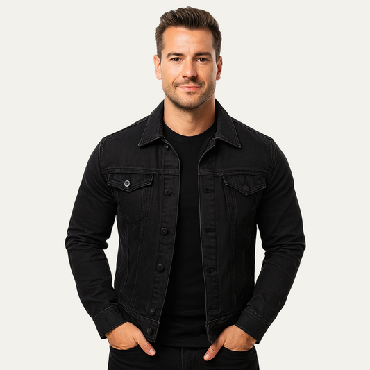 Men’s Classic Button Down Denim Jacket