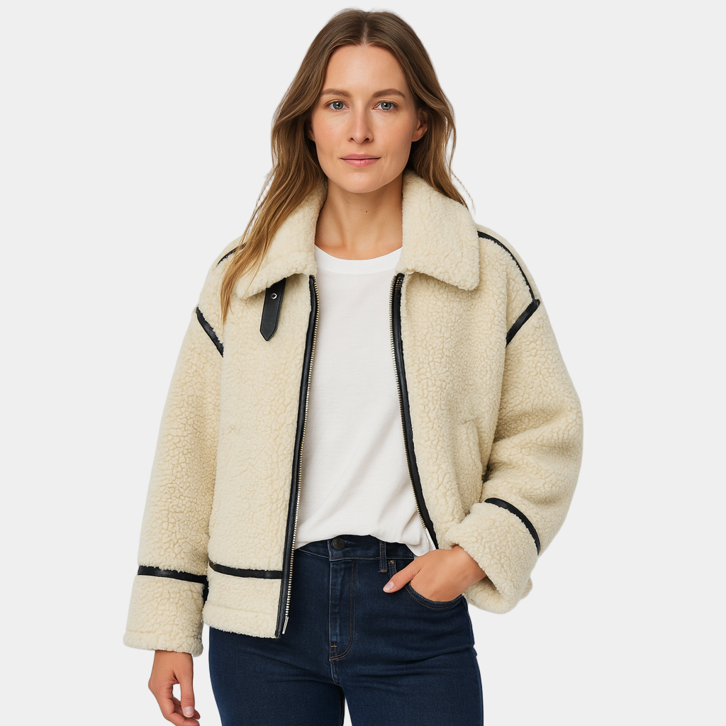 Cozy Women's Fleece Zip Up Jacket - BritishElegance
