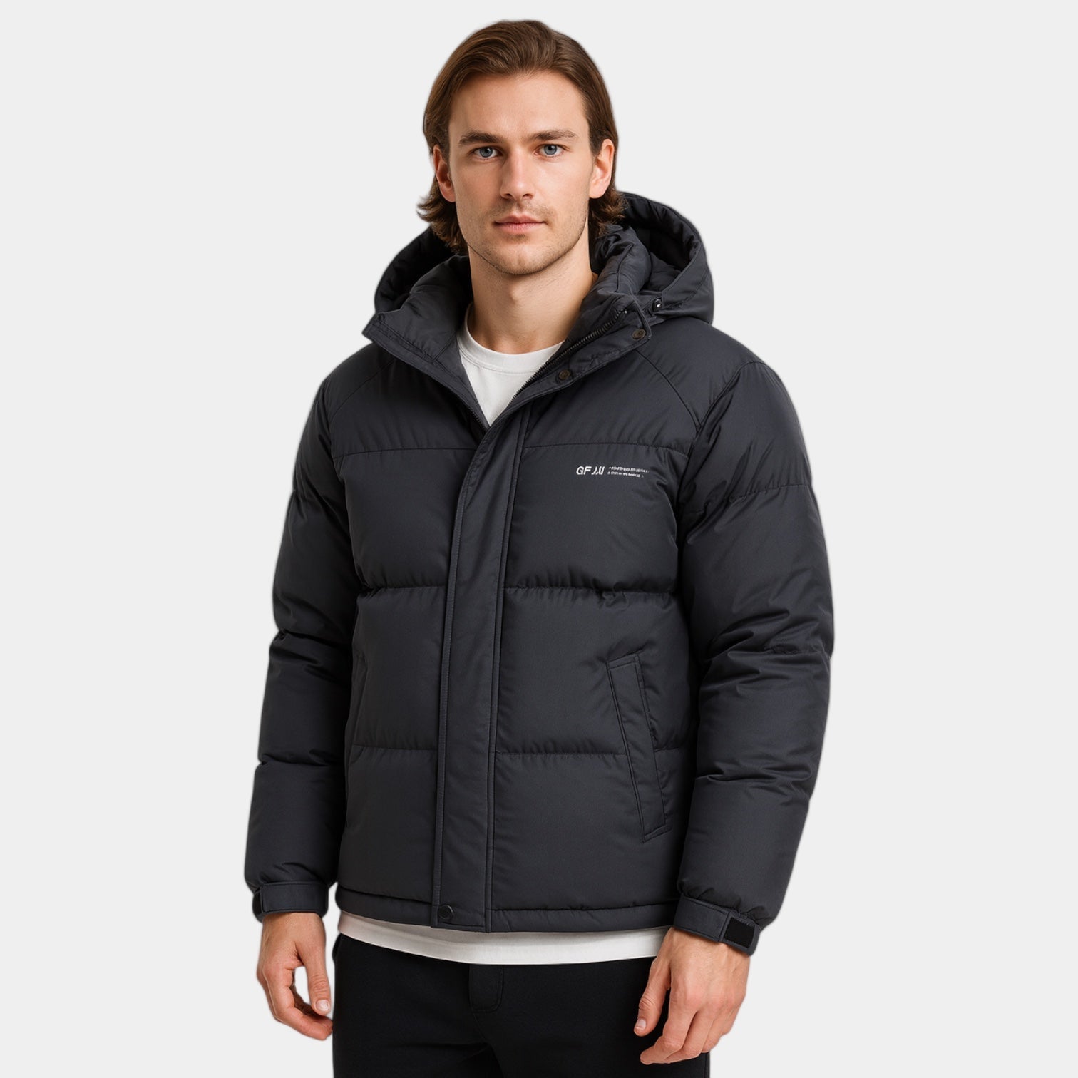 Warm Waterproof Men's Puffer Coat - BritishElegance