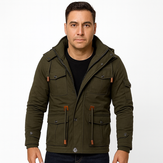 Men’s Faux Fur Lined Winter Field Parka