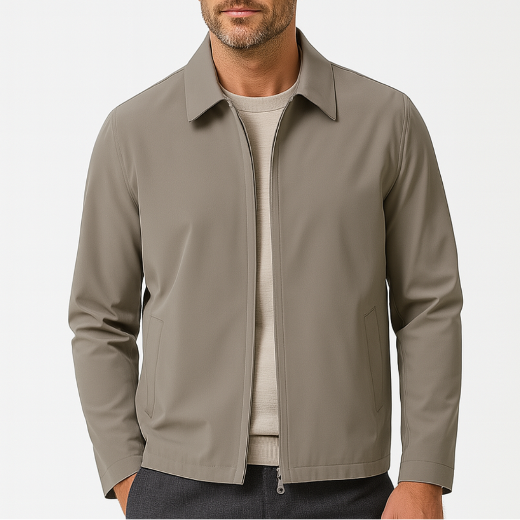 Slim Fit Men's Tech Jacket - BritishElegance