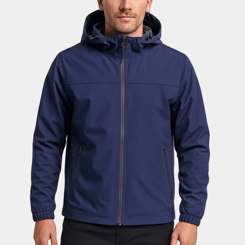 Waterproof Men's Hooded Windbreaker Jacket
