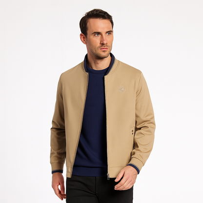Men’s Reversible Formal Collar Bomber Jacket
