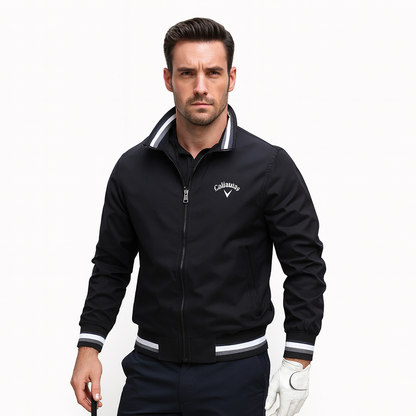 Men’s Lightweight Ribbed Golf Windbreaker