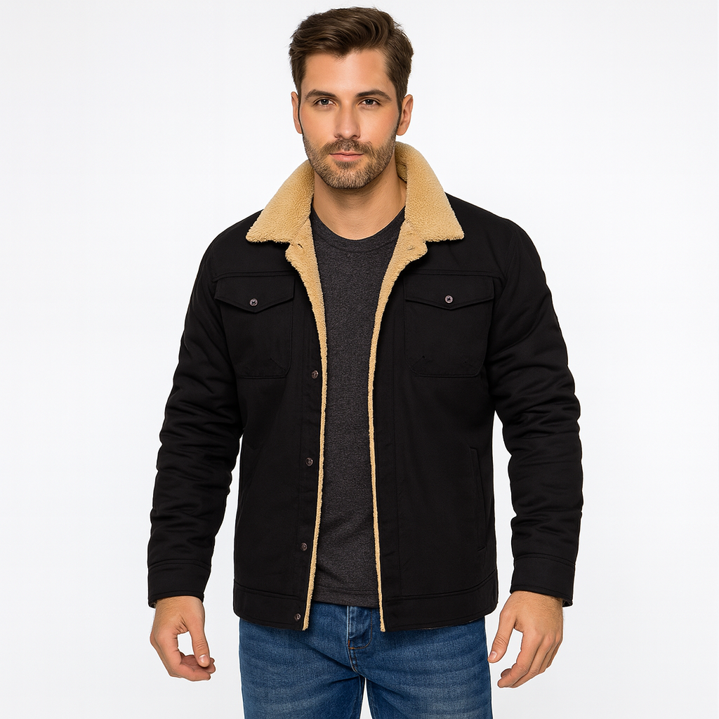 Men’s Sherpa Collar Trucker Jacket