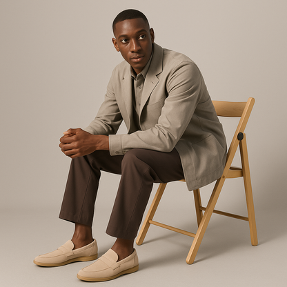 Men’s Comfortable Suede Slip On Loafers