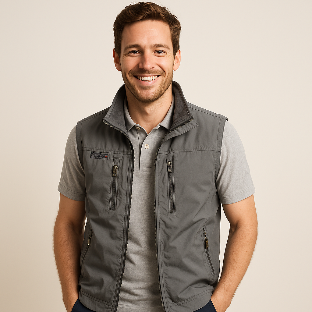 Lightweight Men's Summer Vest Jacket