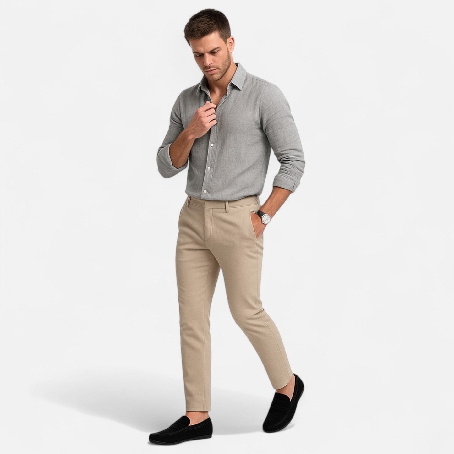 Men’s Suede Penny Driving Loafers