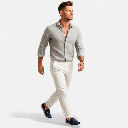 Men’s Hybrid Leather Penny Loafers