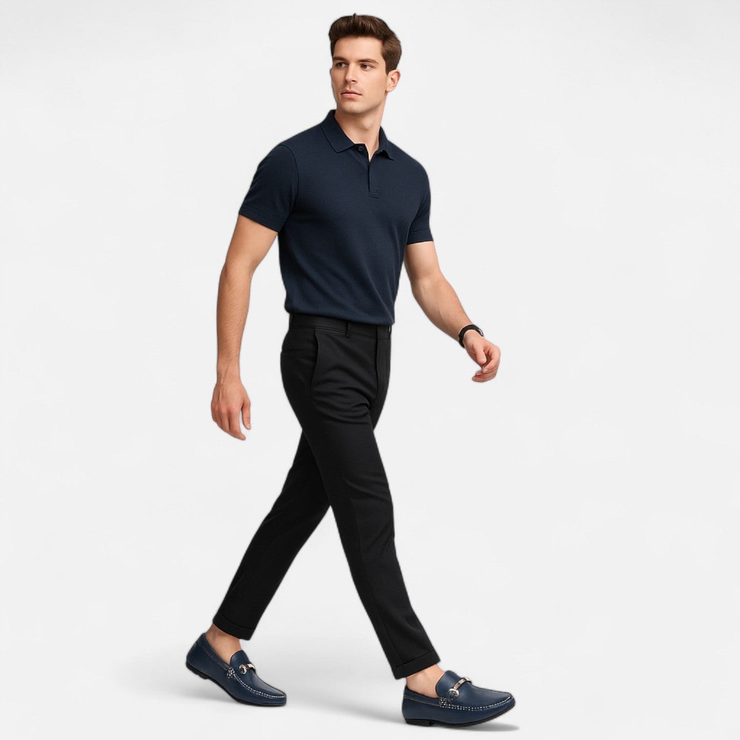 Men’s Leather Horse Bit Driving Loafers