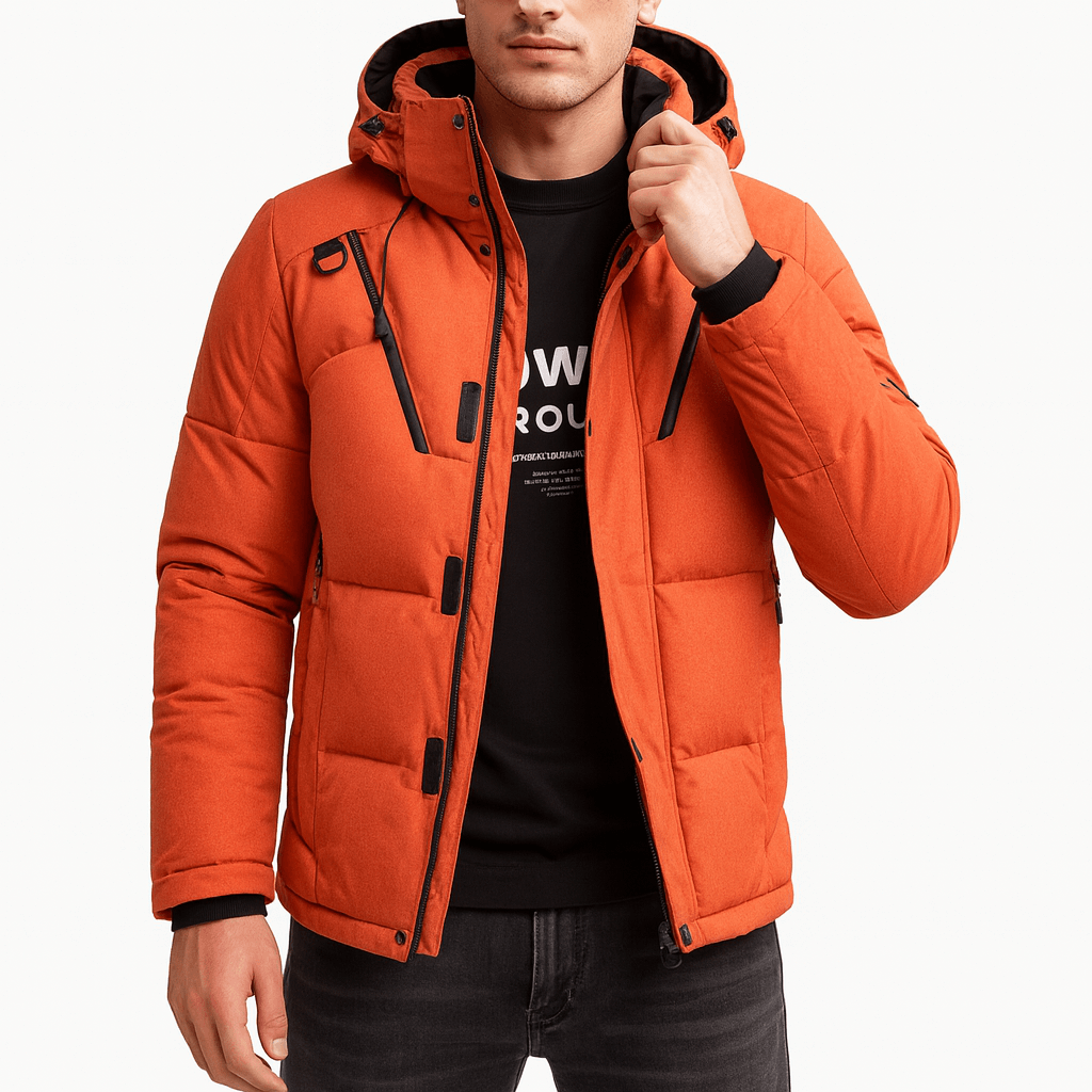 Padded Hooded Winter Jacket