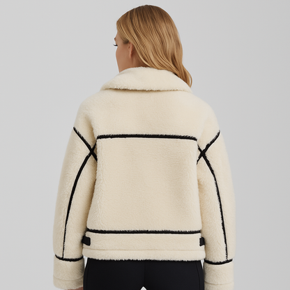 Raiza | Fleece Jacket - Oversized Zip-Up Autumn Outerwear for Women