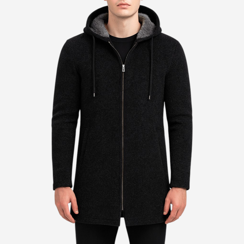 Chenille Hooded Cardigan