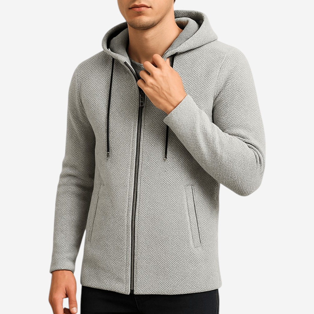 Chenille Hooded Cardigan