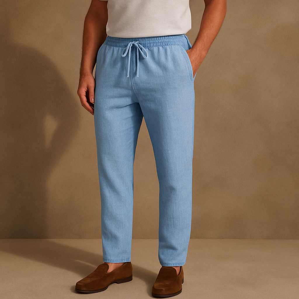 The Portofino Linen Trousers – Casual Summer Fit for Men