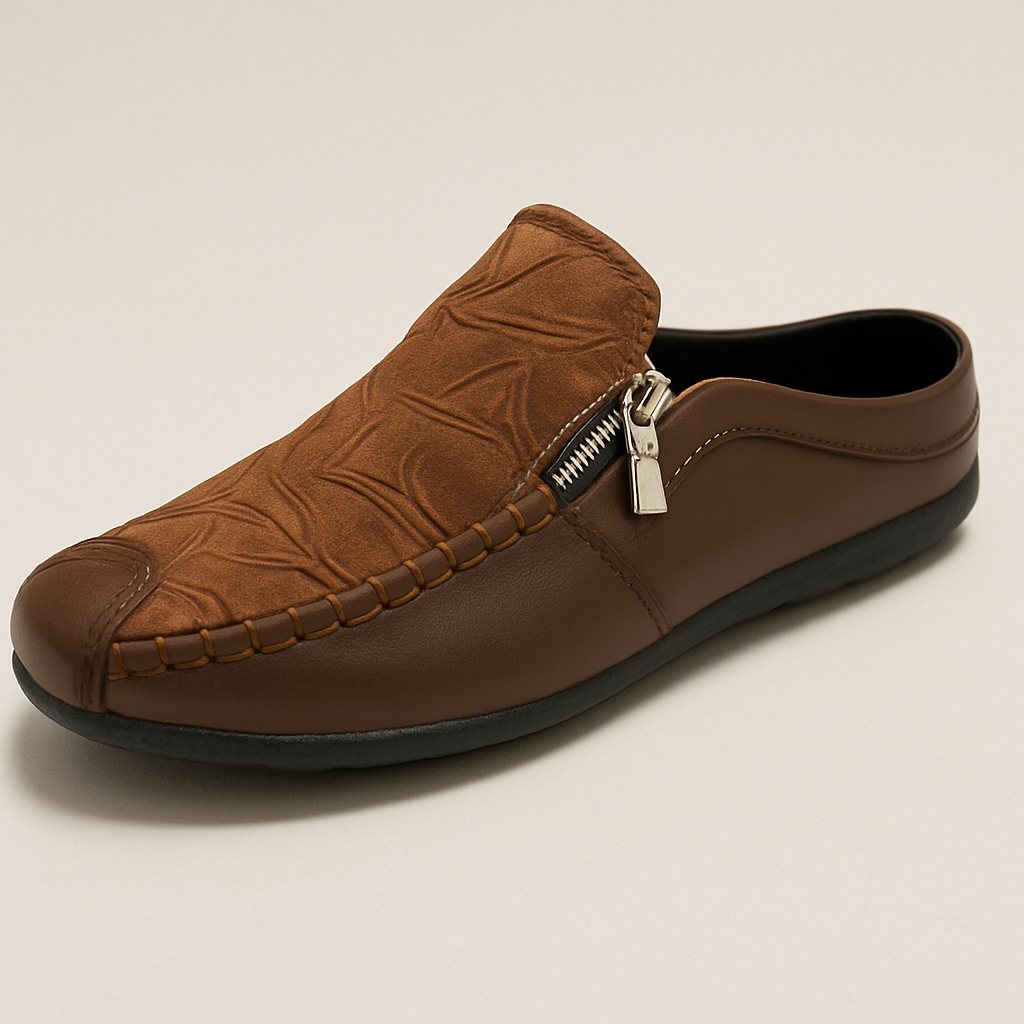 Comfortable Men’s Leather Loafers – Easy Slip On Style