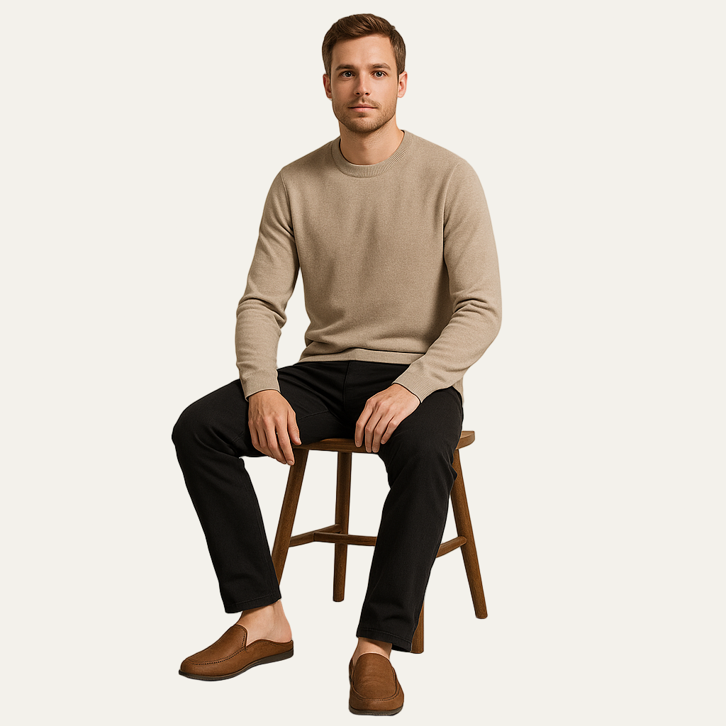 Men’s Leather Mule Loafers