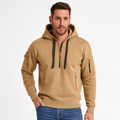 Men’s Tactical Utility Quarter Zip Hoodie