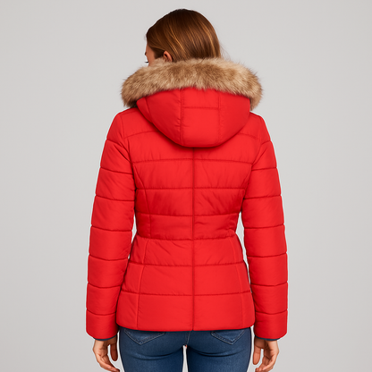 Serava | UrbanEase Coat - Fashionable Hooded Outerwear with Long Sleeve Warmth