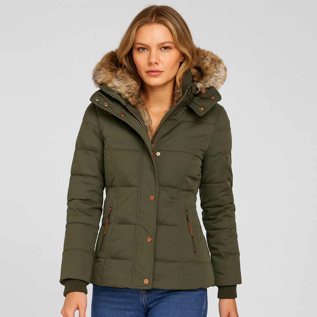 Serava | UrbanEase Coat - Fashionable Hooded Outerwear with Long Sleeve Warmth
