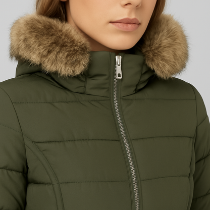 Serava | UrbanEase Coat - Fashionable Hooded Outerwear with Long Sleeve Warmth