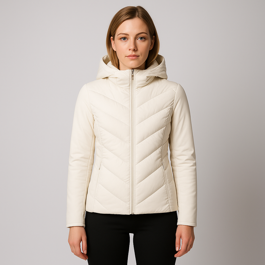 Charlie | Quilted Jacket - Slim Hooded Winter Outerwear for Women