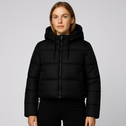 Georgia | Puffer Jacket - Casual Hooded Quilted Winter Outerwear for Women
