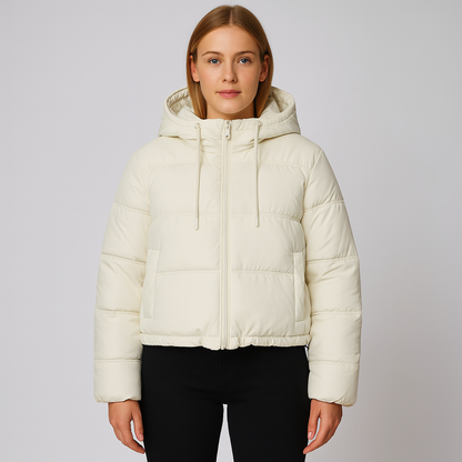 Georgia | Puffer Jacket - Casual Hooded Quilted Winter Outerwear for Women