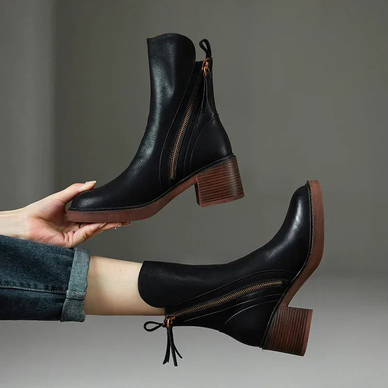 Josephina | Block Heel Women's Ankle Boots