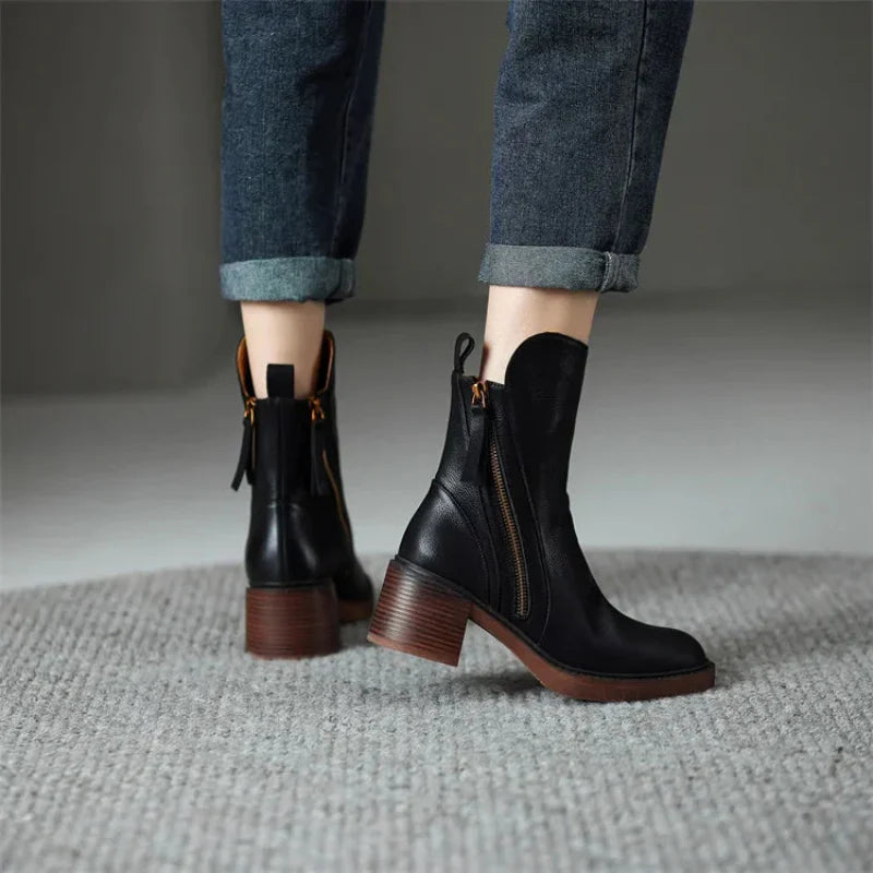 Josephina | Block Heel Women's Ankle Boots