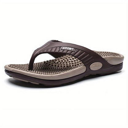 Massage Flip Flops Sport - Orthopaedic Sandal Brown