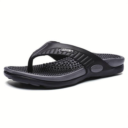 Massage Flip Flops Sport - Orthopaedic Sandal Black