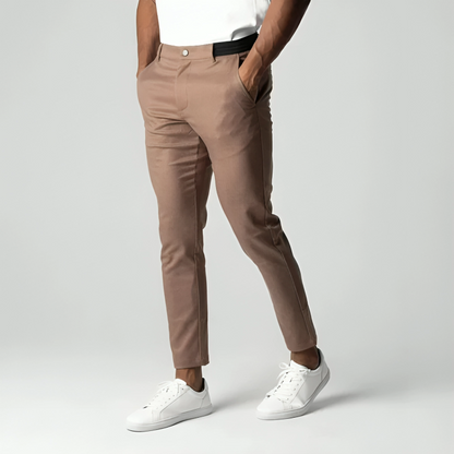 Chino Trouser - Roomy Hip Tapered Leg & Flexible Shape Fit