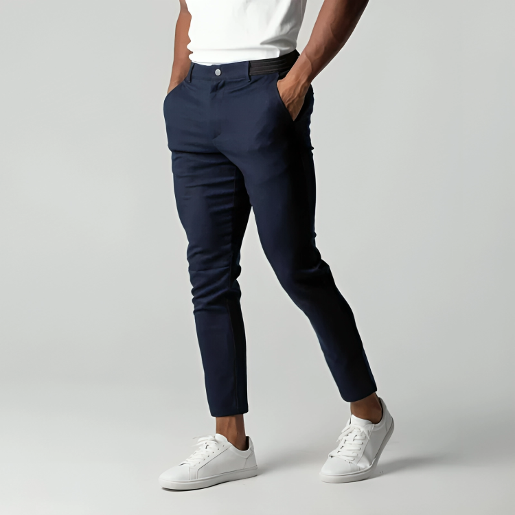 Chino Trouser - Roomy Hip Tapered Leg & Flexible Shape Fit