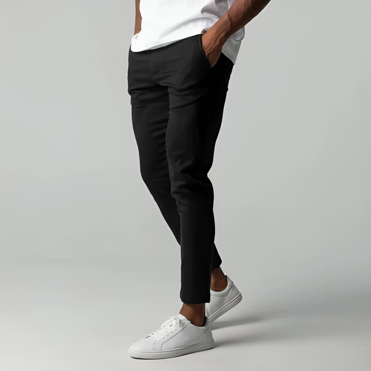 Chino Trouser - Roomy Hip Tapered Leg & Flexible Shape Fit