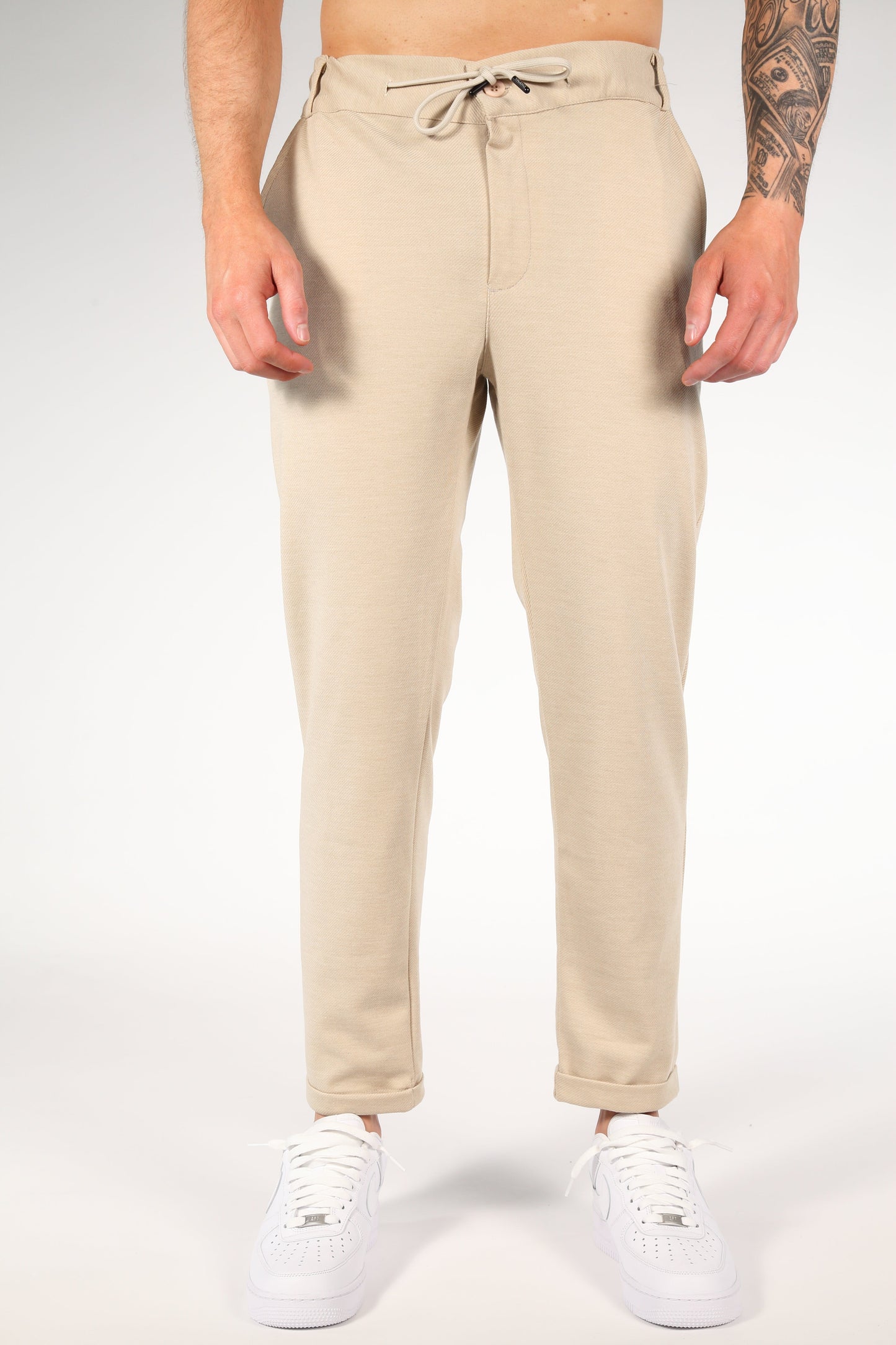 Chino Trousers - Stretch Blend Classic Cut & Easy Movement