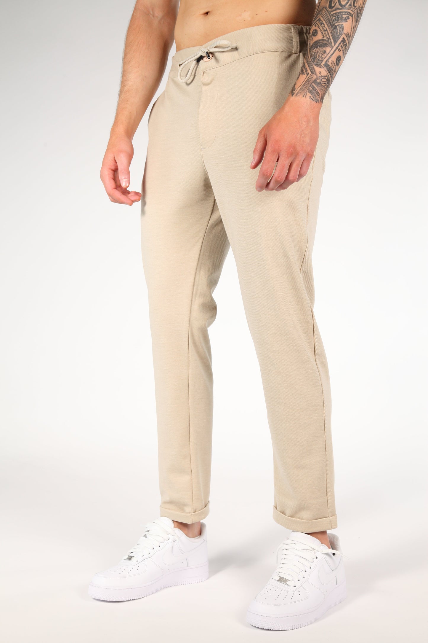 Chino Trousers - Stretch Blend Classic Cut & Easy Movement