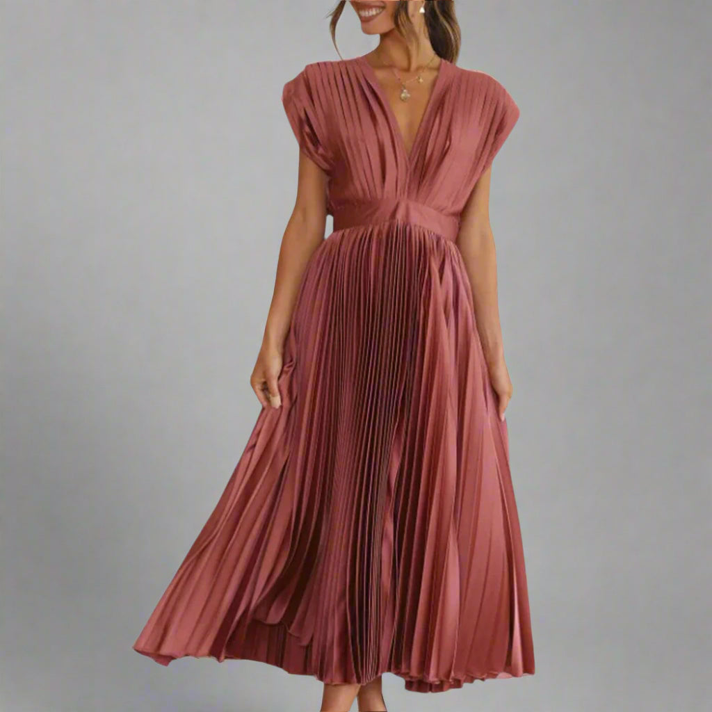 Classic Fit Midi Dress for Women