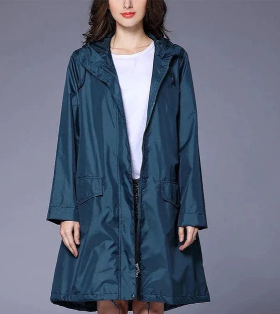 Anya – Women’s Casual Zip-Up Raincoat