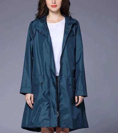 Anya – Women’s Casual Zip-Up Raincoat