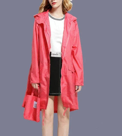 Anya – Women’s Casual Zip-Up Raincoat